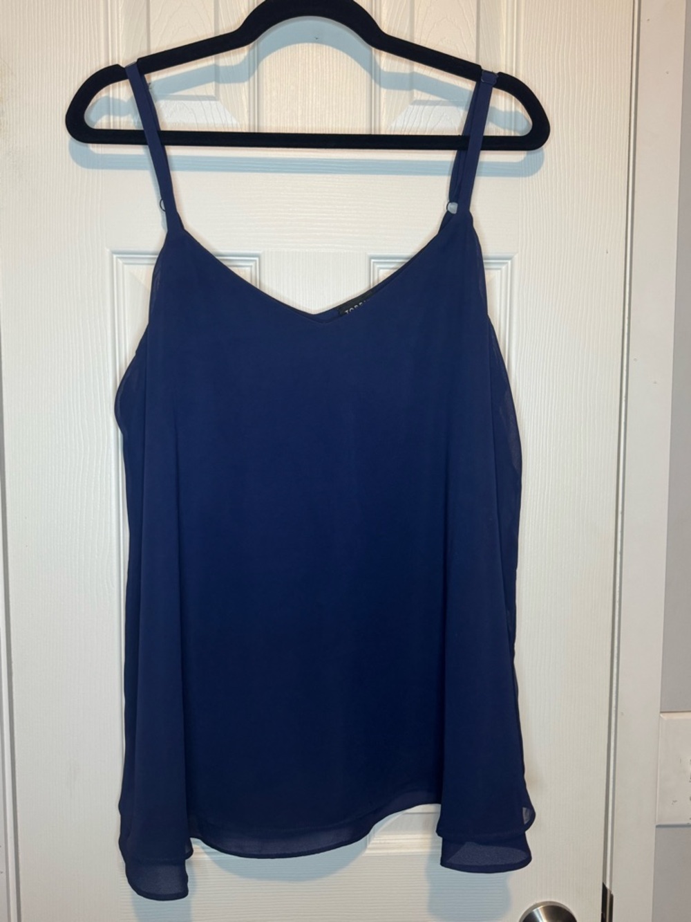Torrid Navy Chiffon Cami